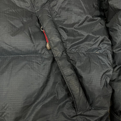 THE NORTH FACE サミットシリーズ バルトロライトジャケット ヌプシ700フィル ブラック×ネイビー メンズ100(L) ノースフェイス ダウンジャケット 防寒 防風 #75