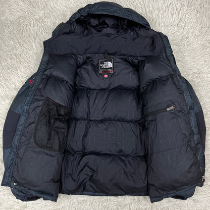 THE NORTH FACE サミットシリーズ バルトロライトジャケット ヌプシ700フィル ブラック×ネイビー メンズ100(L) ノースフェイス ダウンジャケット 防寒 防風 #75