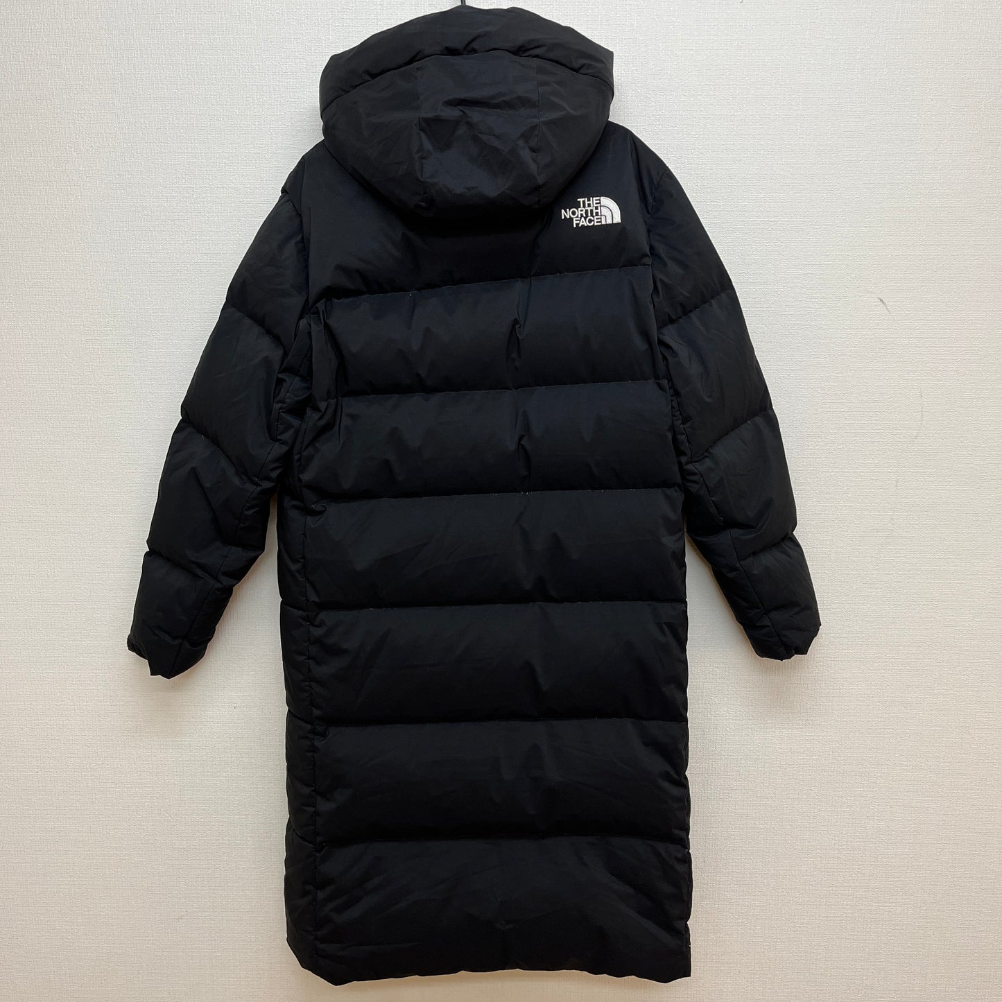 THE NORTH FACE WHITE LABEL ロングダウンジャケット ブラック メンズL(100) ノースフェイス ホワイトレーベル ロングコート 防寒 防風 アウター #76