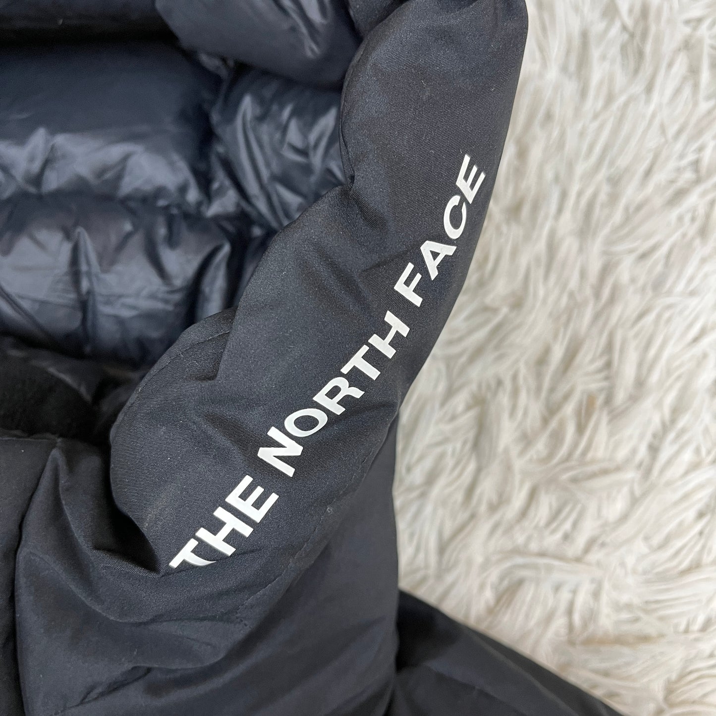 THE NORTH FACE WHITE LABEL ロングダウンジャケット ブラック メンズL(100) ノースフェイス ホワイトレーベル ロングコート 防寒 防風 アウター #76