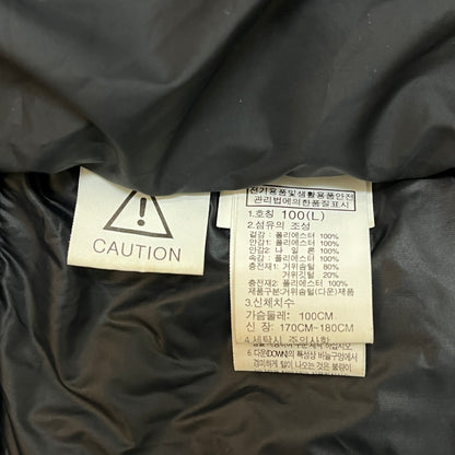 THE NORTH FACE WHITE LABEL ロングダウンジャケット ブラック メンズL(100) ノースフェイス ホワイトレーベル ロングコート 防寒 防風 アウター #76