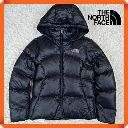 THE NORTH FACE ダウンジャケット 700フィル ブラック 85(S相当) フード取り外し可 ノースフェイス #78
