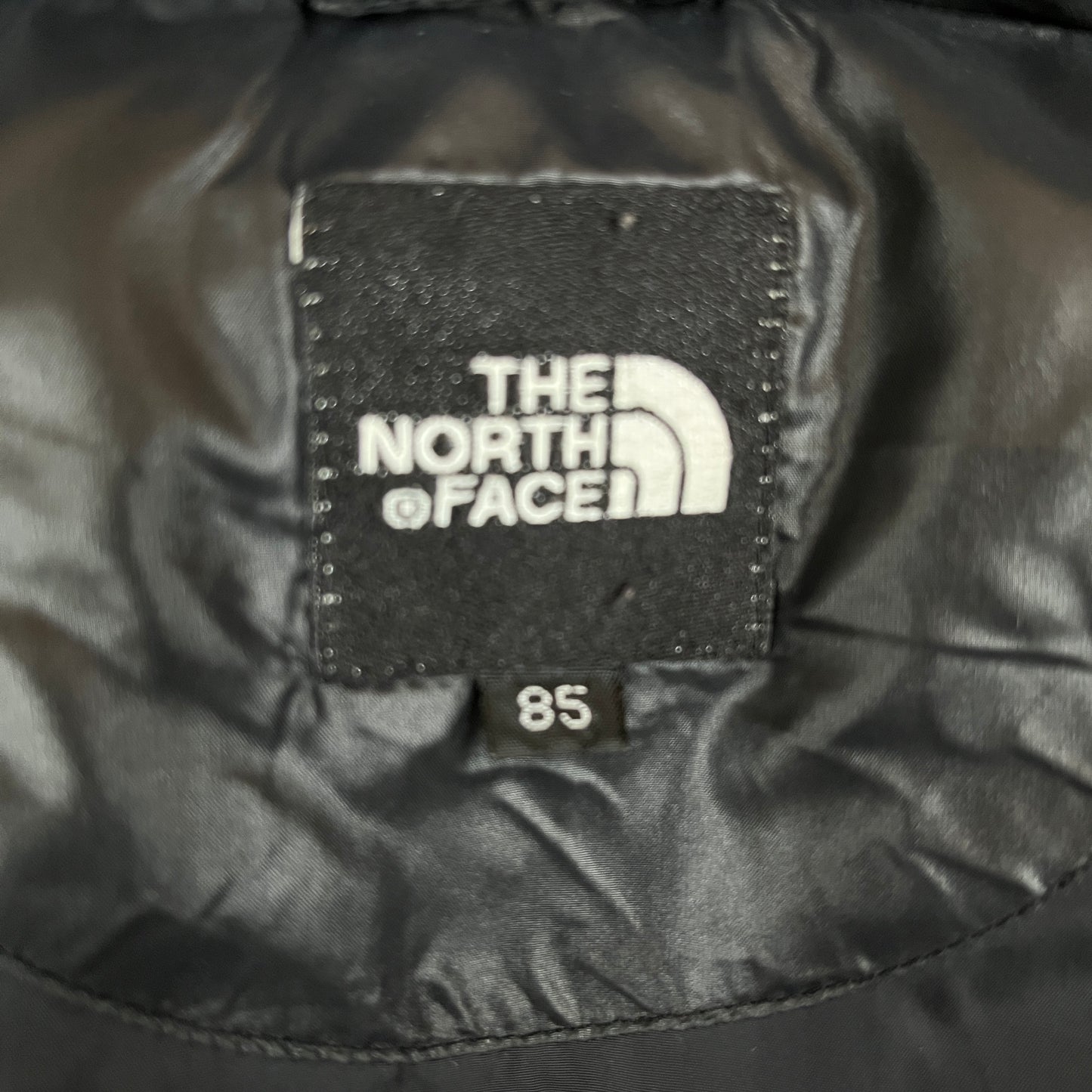THE NORTH FACE ダウンジャケット 700フィル ブラック 85(S相当) フード取り外し可 ノースフェイス #78
