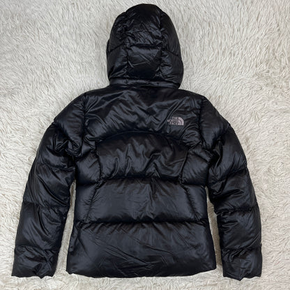 THE NORTH FACE ダウンジャケット 700フィル ブラック 85(S相当) フード取り外し可 ノースフェイス #78