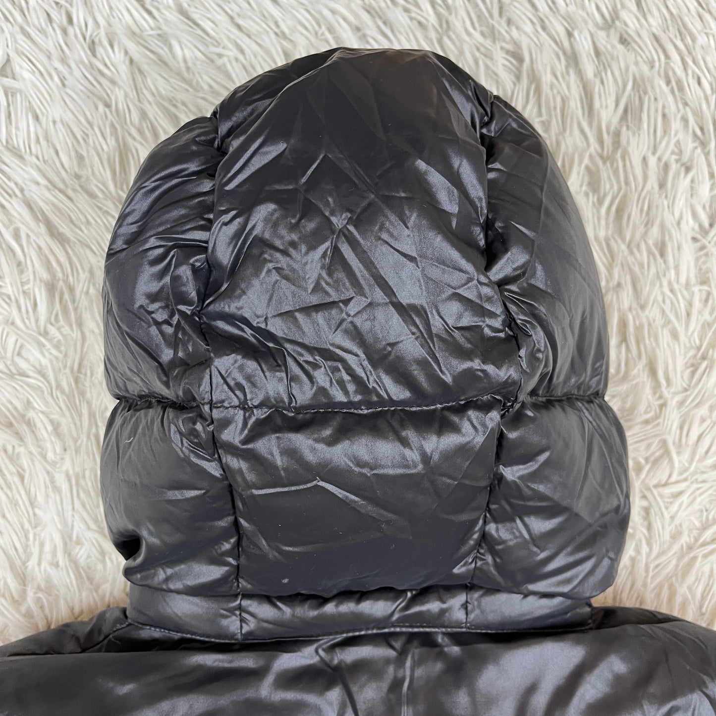 THE NORTH FACE ダウンジャケット 700フィル ブラック 85(S相当) フード取り外し可 ノースフェイス #78