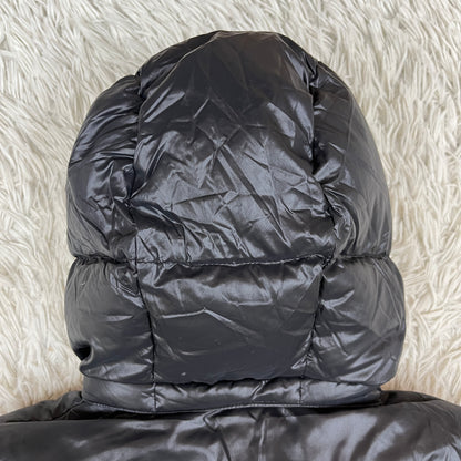 THE NORTH FACE ダウンジャケット 700フィル ブラック 85(S相当) フード取り外し可 ノースフェイス #78