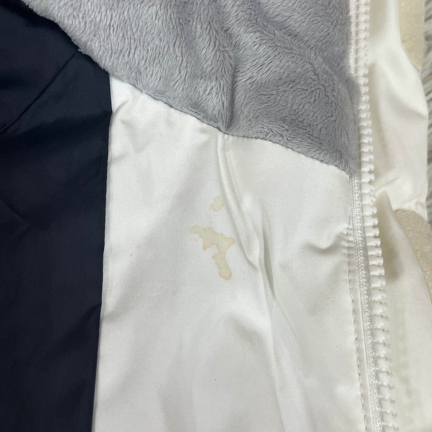 THE NORTH FACE（ザ・ノース・フェイス）WHITE LABEL ロングダウンコート メンズ M（95）ホワイト／ブラック 撥水 中綿コート #77