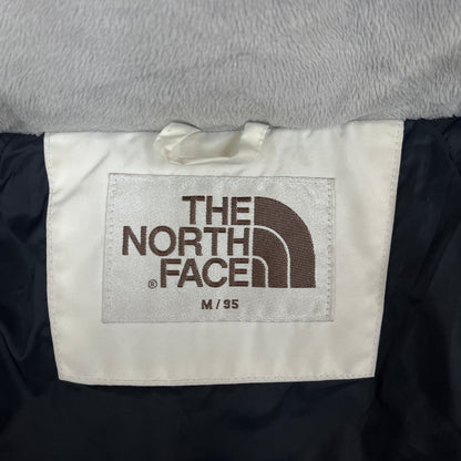 THE NORTH FACE（ザ・ノース・フェイス）WHITE LABEL ロングダウンコート メンズ M（95）ホワイト／ブラック 撥水 中綿コート #77