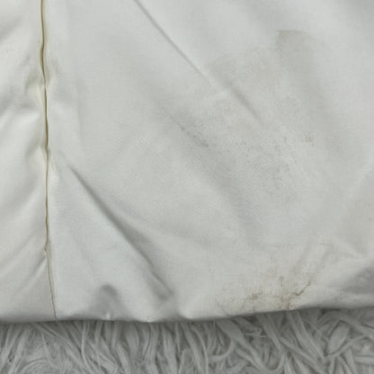 THE NORTH FACE（ザ・ノース・フェイス）WHITE LABEL ロングダウンコート メンズ M（95）ホワイト／ブラック 撥水 中綿コート #77