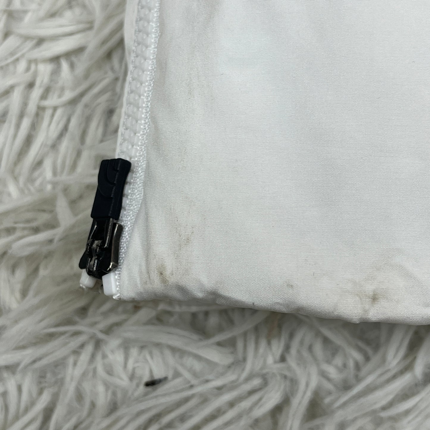 THE NORTH FACE（ザ・ノース・フェイス）WHITE LABEL ロングダウンコート メンズ M（95）ホワイト／ブラック 撥水 中綿コート #77