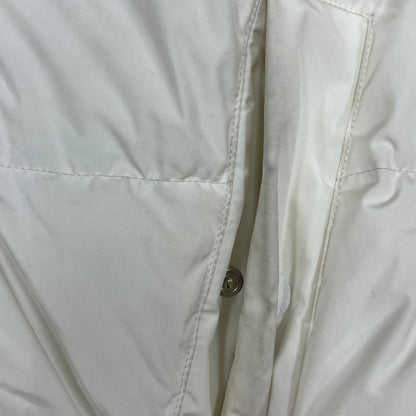 THE NORTH FACE（ザ・ノース・フェイス）WHITE LABEL ロングダウンコート メンズ M（95）ホワイト／ブラック 撥水 中綿コート #77