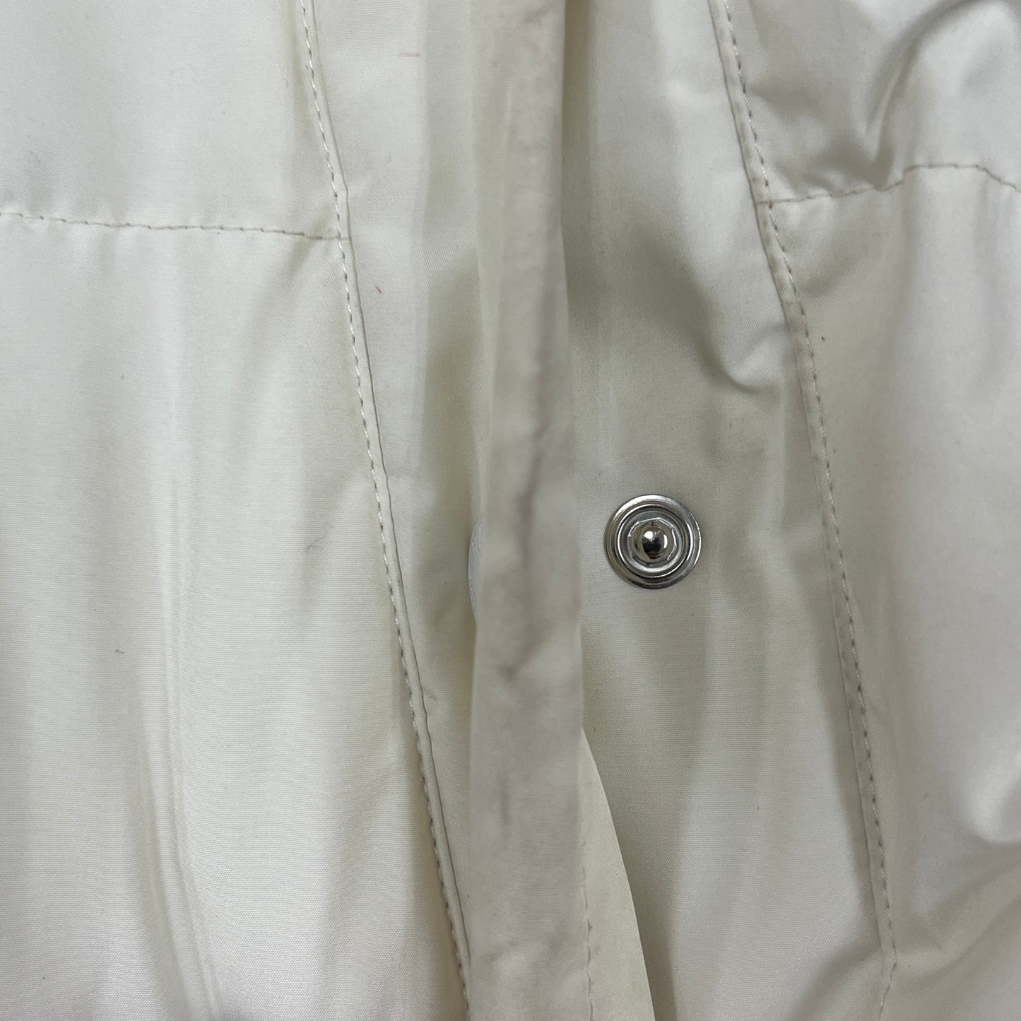 THE NORTH FACE（ザ・ノース・フェイス）WHITE LABEL ロングダウンコート メンズ M（95）ホワイト／ブラック 撥水 中綿コート #77