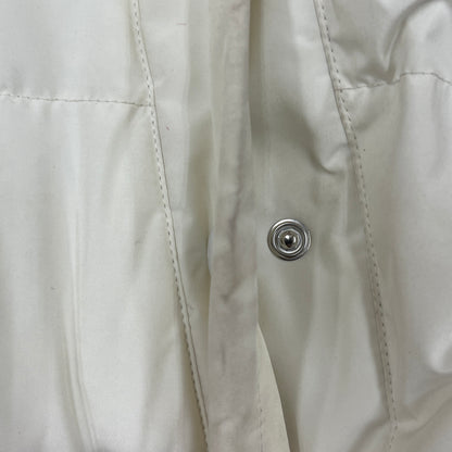 THE NORTH FACE（ザ・ノース・フェイス）WHITE LABEL ロングダウンコート メンズ M（95）ホワイト／ブラック 撥水 中綿コート #77