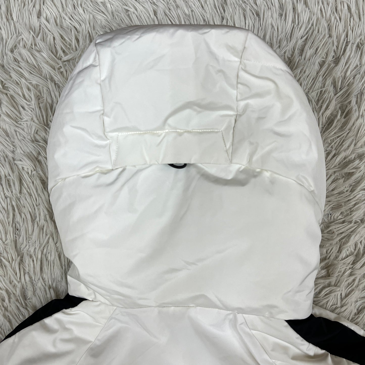 THE NORTH FACE（ザ・ノース・フェイス）WHITE LABEL ロングダウンコート メンズ M（95）ホワイト／ブラック 撥水 中綿コート #77