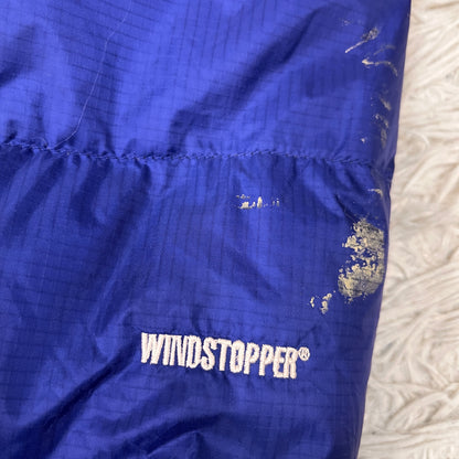 THE NORTH FACE SUMMIT SERIES ダウンジャケット 700フィル ブルー×ブラック メンズ 100(L) WINDSTOPPER ノースフェイス サミットシリーズ #80