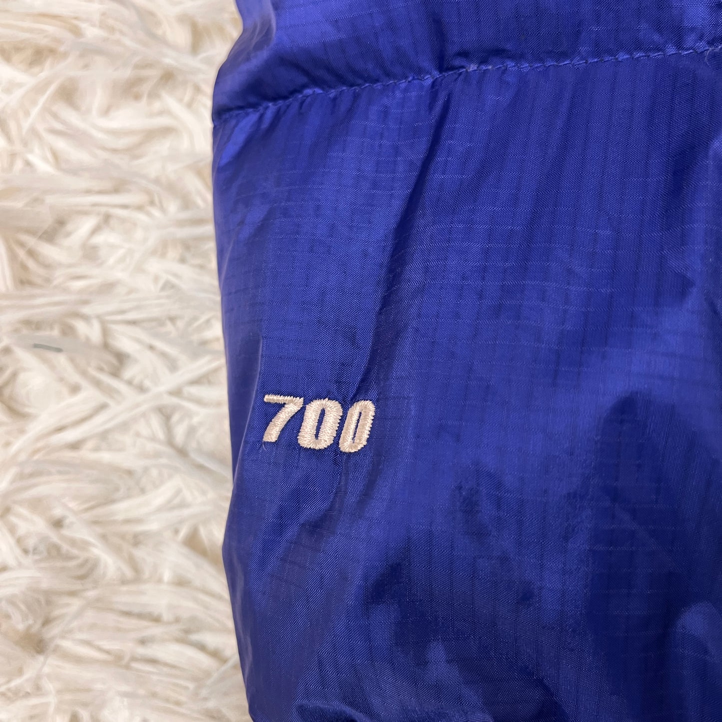 THE NORTH FACE SUMMIT SERIES ダウンジャケット 700フィル ブルー×ブラック メンズ 100(L) WINDSTOPPER ノースフェイス サミットシリーズ #80
