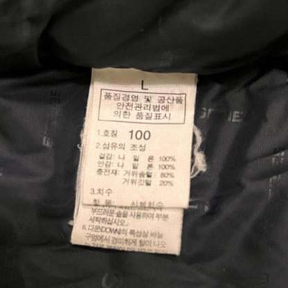 THE NORTH FACE SUMMIT SERIES ダウンジャケット 700フィル ブルー×ブラック メンズ 100(L) WINDSTOPPER ノースフェイス サミットシリーズ #80