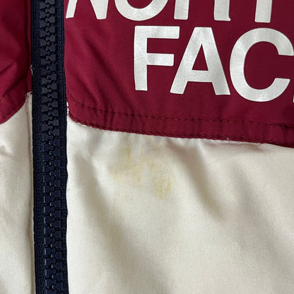 THE NORTH FACE ダウンジャケット DRYVENT キッズ120 ネイビー×レッド×ホワイト トリコロール ノースフェイス #81