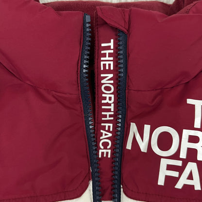 THE NORTH FACE ダウンジャケット DRYVENT キッズ120 ネイビー×レッド×ホワイト トリコロール ノースフェイス #81