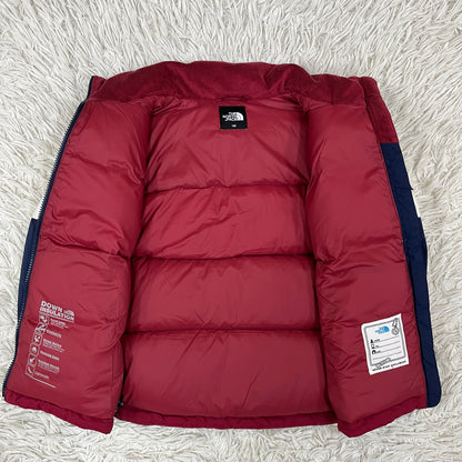 THE NORTH FACE ダウンジャケット DRYVENT キッズ120 ネイビー×レッド×ホワイト トリコロール ノースフェイス #81