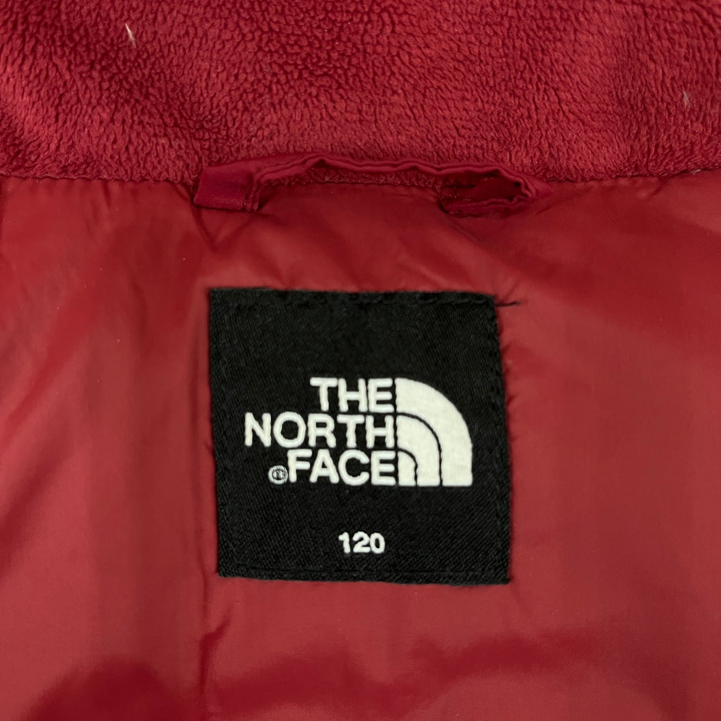 THE NORTH FACE ダウンジャケット DRYVENT キッズ120 ネイビー×レッド×ホワイト トリコロール ノースフェイス #81