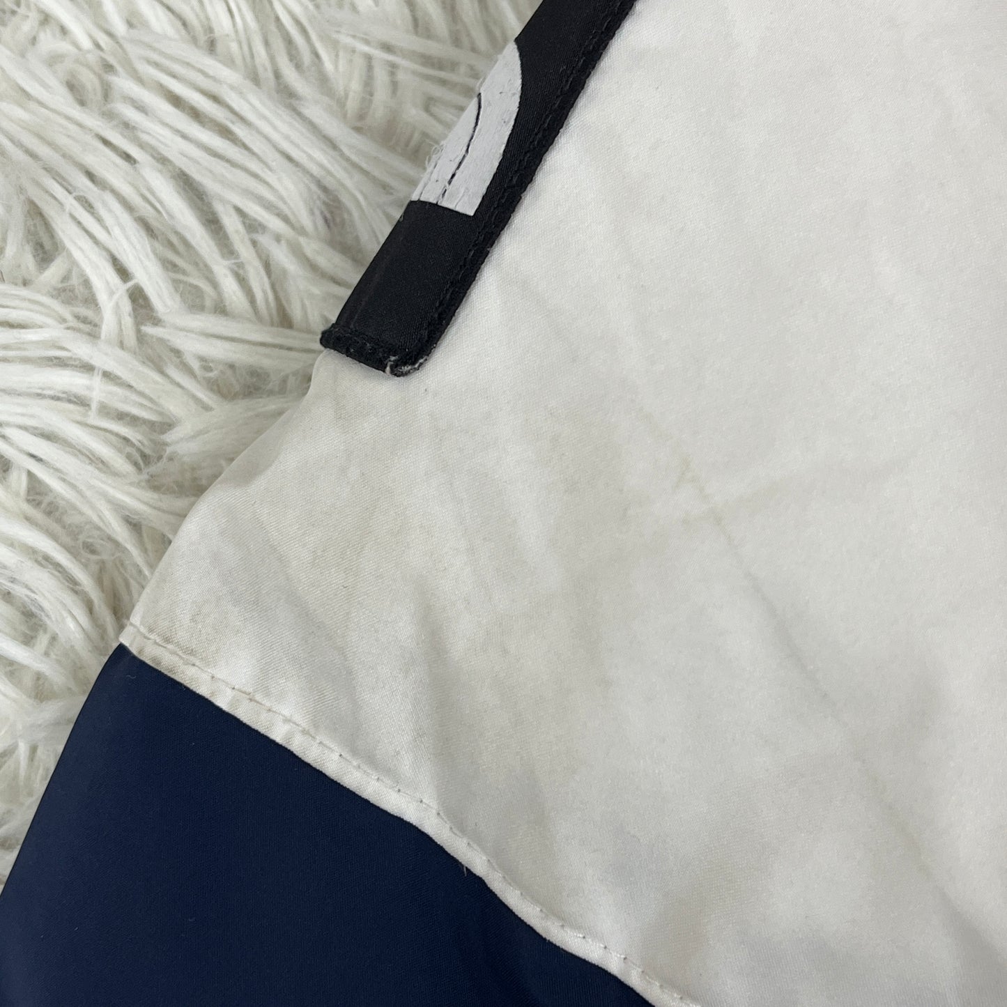 THE NORTH FACE ダウンジャケット DRYVENT キッズ120 ネイビー×レッド×ホワイト トリコロール ノースフェイス #81