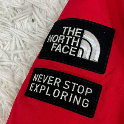 THE NORTH FACE キッズ160 2WAYロングダウンジャケット DRYVENT搭載 レッド ファー着脱可 韓国限定