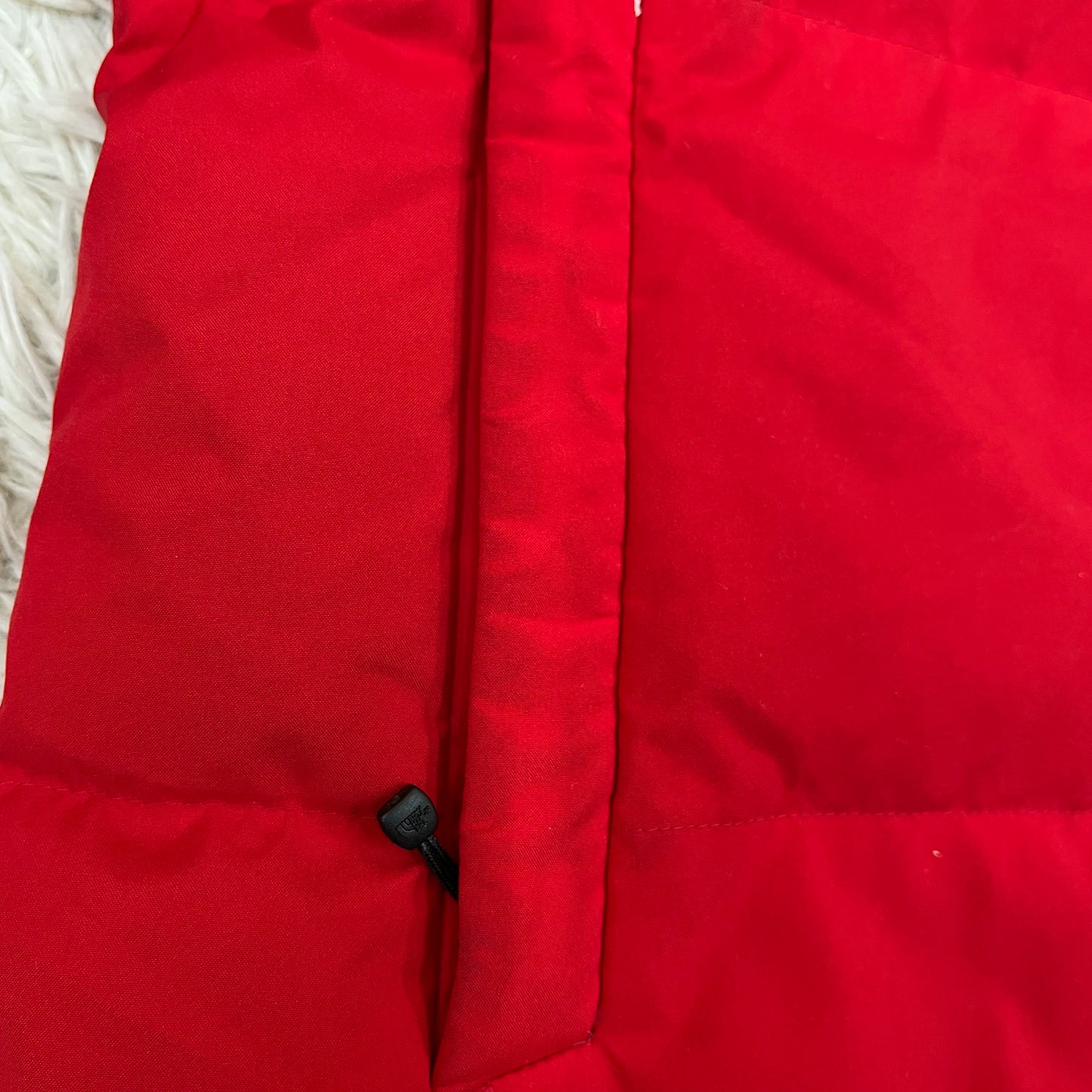 THE NORTH FACE キッズ160 2WAYロングダウンジャケット DRYVENT搭載 レッド ファー着脱可 韓国限定