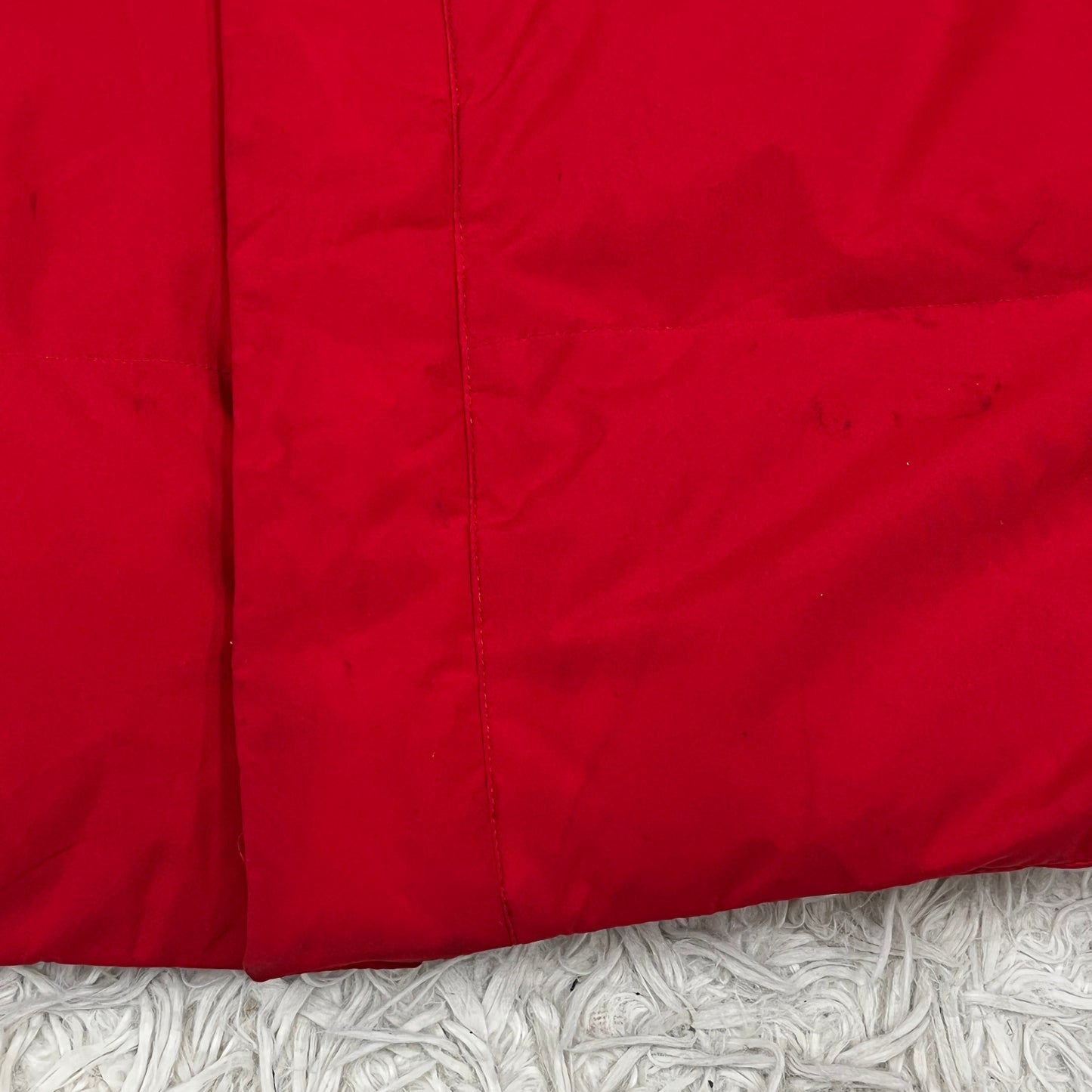 THE NORTH FACE キッズ160 2WAYロングダウンジャケット DRYVENT搭載 レッド ファー着脱可 韓国限定