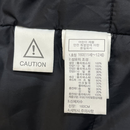 THE NORTH FACE キッズ160 2WAYロングダウンジャケット DRYVENT搭載 レッド ファー着脱可 韓国限定