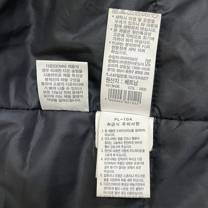 THE NORTH FACE キッズ160 2WAYロングダウンジャケット DRYVENT搭載 レッド ファー着脱可 韓国限定