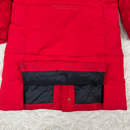 THE NORTH FACE キッズ160 2WAYロングダウンジャケット DRYVENT搭載 レッド ファー着脱可 韓国限定