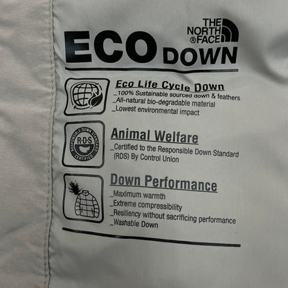 THE NORTH FACE White Label エコダウンジャケット メンズ95(M) グレー RDS認証 ECO DOWN #84