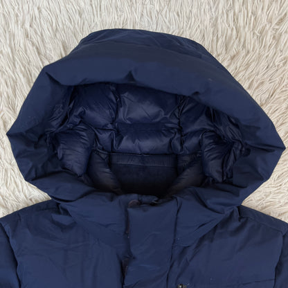 THE NORTH FACE ロングダウンコート メンズ S(90) ネイビー 洗濯可能ダウン 軽量＆高保温 Mountain Athletics #85