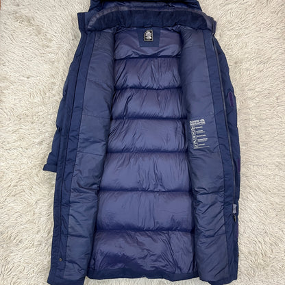 THE NORTH FACE ロングダウンコート メンズ S(90) ネイビー 洗濯可能ダウン 軽量＆高保温 Mountain Athletics #85