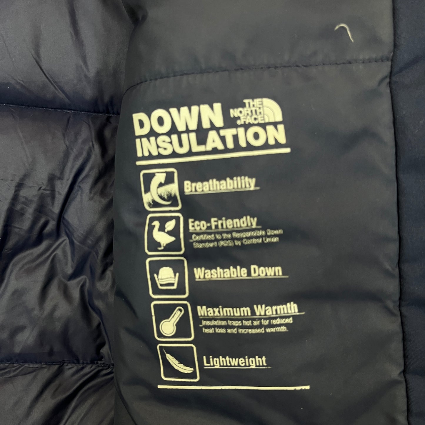 THE NORTH FACE ロングダウンコート メンズ S(90) ネイビー 洗濯可能ダウン 軽量＆高保温 Mountain Athletics #85