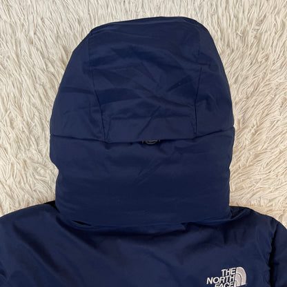 THE NORTH FACE ロングダウンコート メンズ S(90) ネイビー 洗濯可能ダウン 軽量＆高保温 Mountain Athletics #85