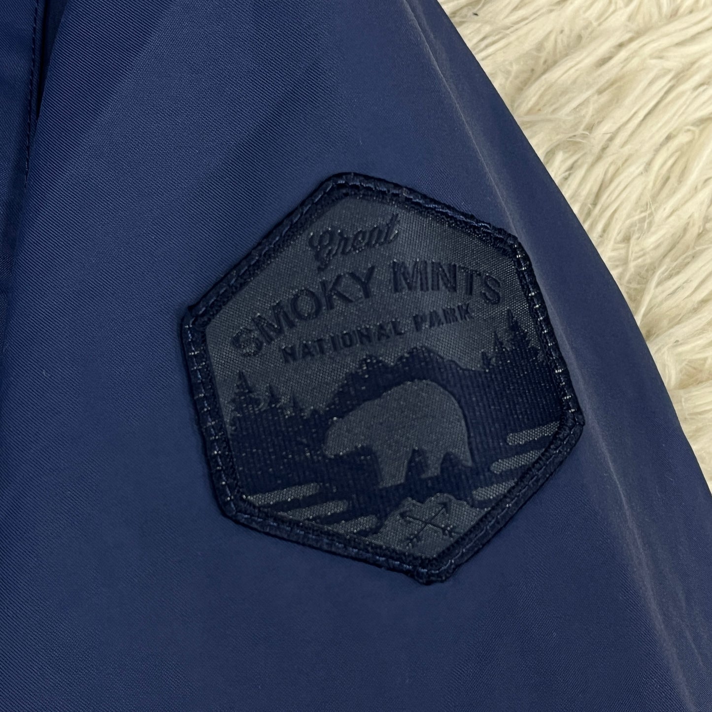 THE NORTH FACE マウンテンパーカー ブルー メンズ 110(2XL) ザ・ノースフェイス 撥水 フード取り外し可 #88