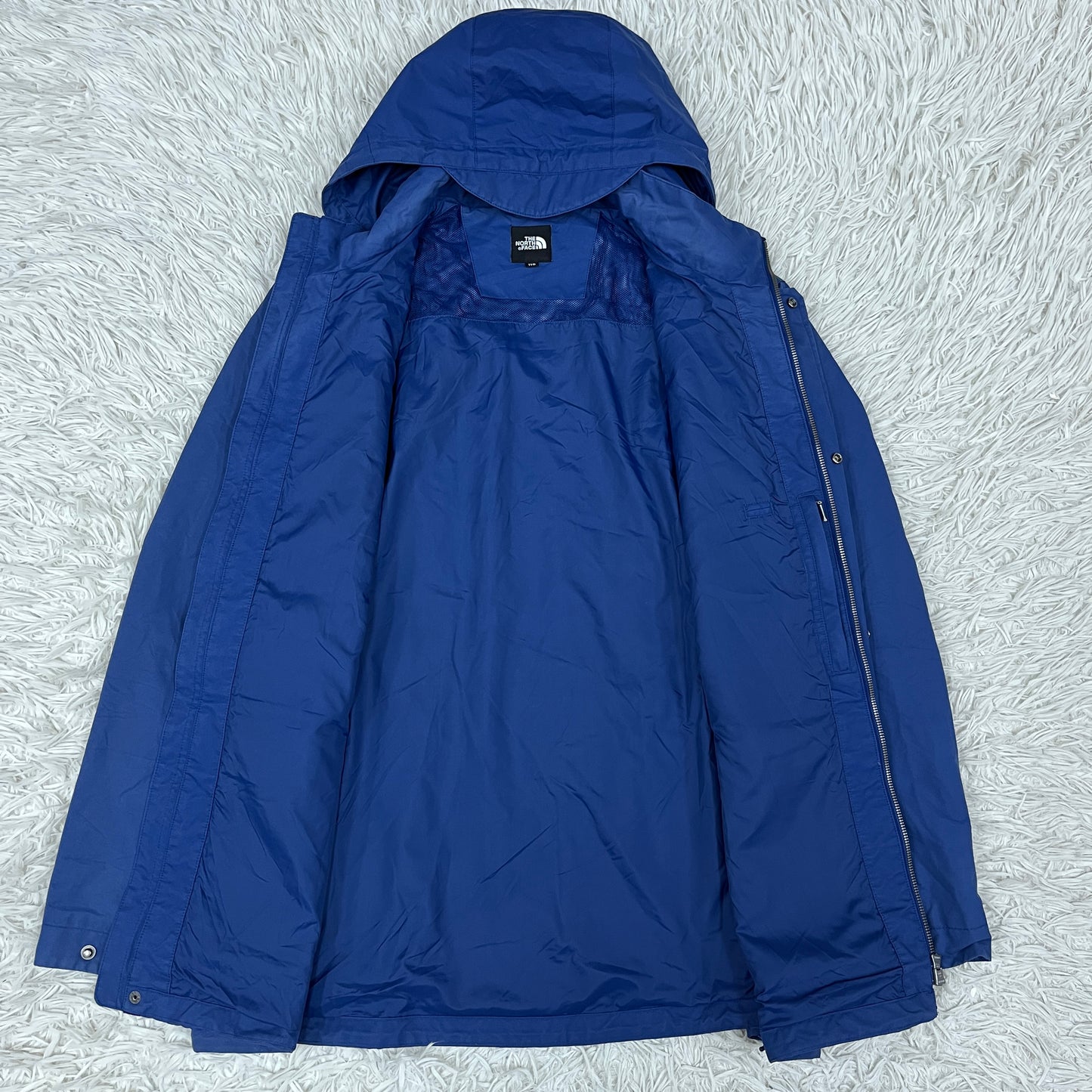 THE NORTH FACE マウンテンパーカー ブルー メンズ 110(2XL) ザ・ノースフェイス 撥水 フード取り外し可 #88