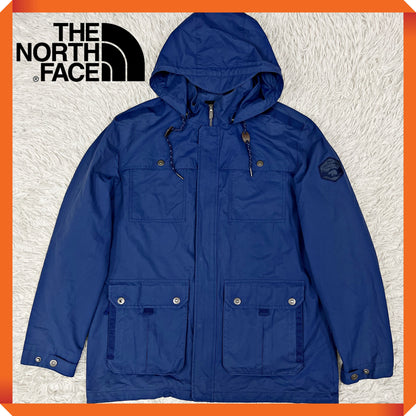 THE NORTH FACE マウンテンパーカー ブルー メンズ 110(2XL) ザ・ノースフェイス 撥水 フード取り外し可 #88