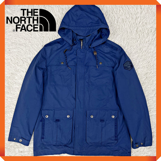 THE NORTH FACE マウンテンパーカー ブルー メンズ 110(2XL) ザ・ノースフェイス 撥水 フード取り外し可 #88