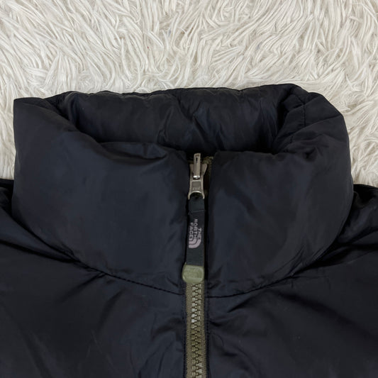 THE NORTH FACE ヌプシジャケット 700フィル ダウン メンズ Mサイズ（95）カーキ×ブラック #89