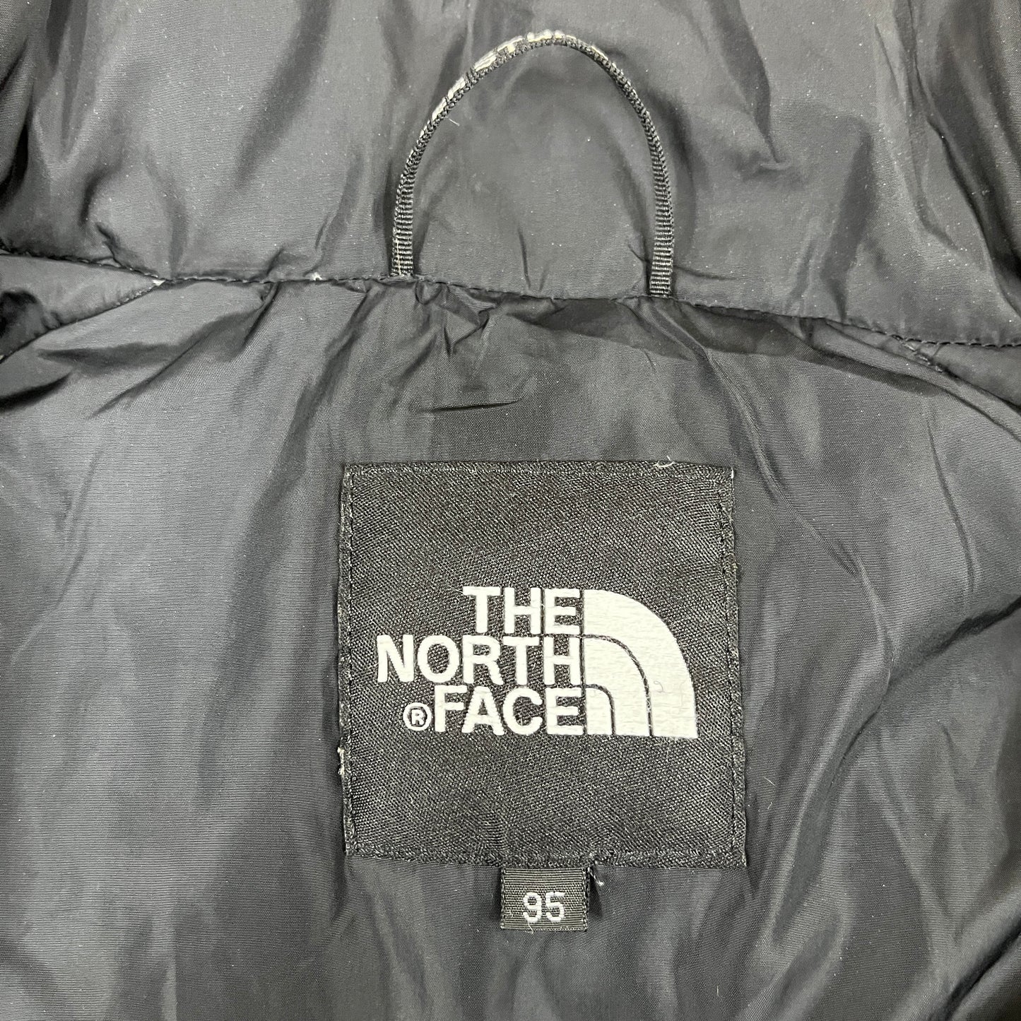 THE NORTH FACE ヌプシジャケット 700フィル ダウン メンズ Mサイズ（95）カーキ×ブラック #89