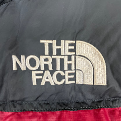THE NORTH FACE ノースフェイス 700フィル ダウンジャケット Sサイズ（90） レッド×ブラック メンズ #90