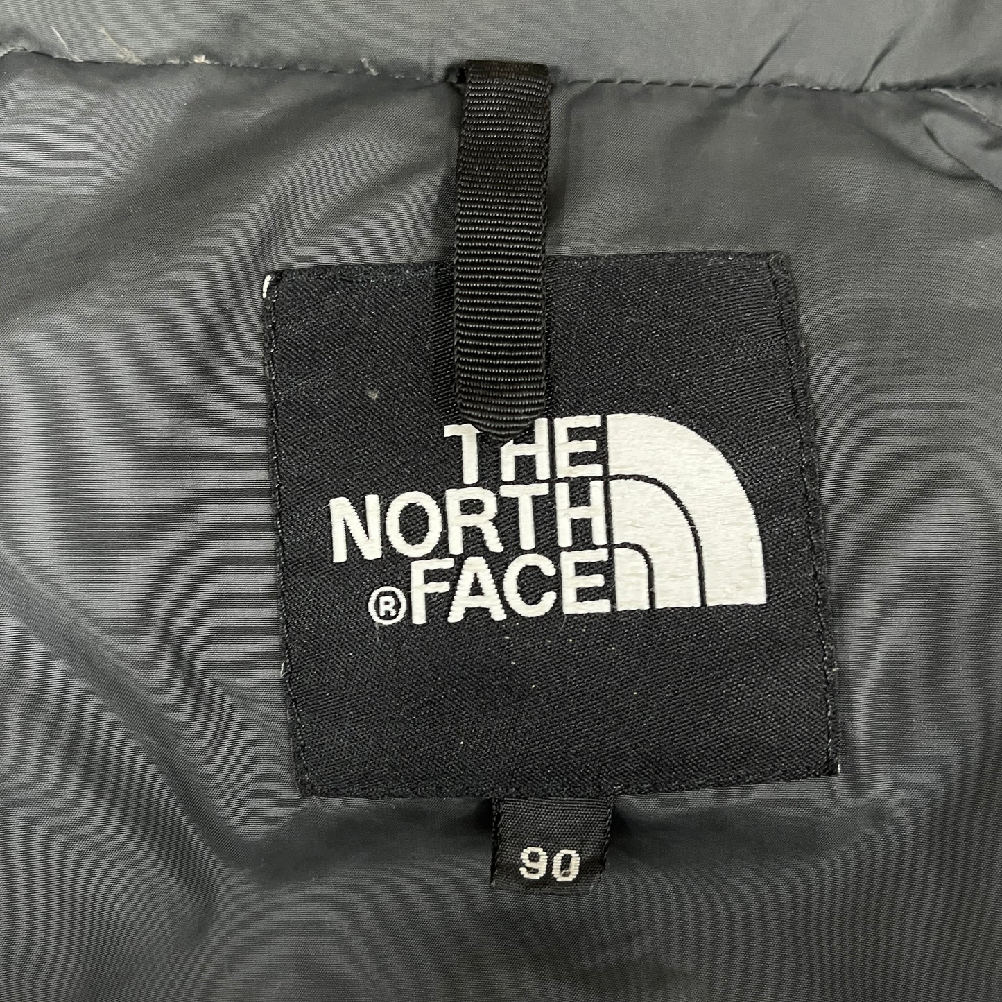THE NORTH FACE ノースフェイス 700フィル ダウンジャケット Sサイズ（90） レッド×ブラック メンズ #90