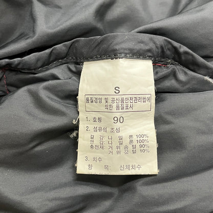 THE NORTH FACE ノースフェイス 700フィル ダウンジャケット Sサイズ（90） レッド×ブラック メンズ #90