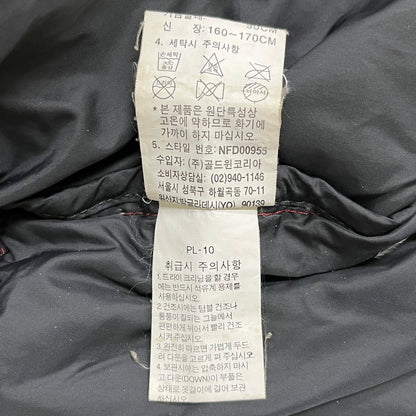 THE NORTH FACE ノースフェイス 700フィル ダウンジャケット Sサイズ（90） レッド×ブラック メンズ #90