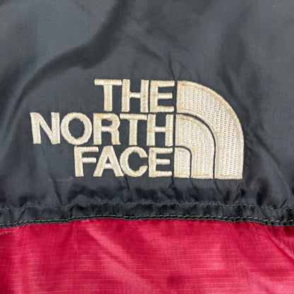 THE NORTH FACE ノースフェイス 700フィル ダウンジャケット Sサイズ（90） レッド×ブラック メンズ #90