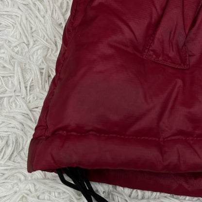 THE NORTH FACE ノースフェイス 700フィル ダウンジャケット Sサイズ（90） レッド×ブラック メンズ #90