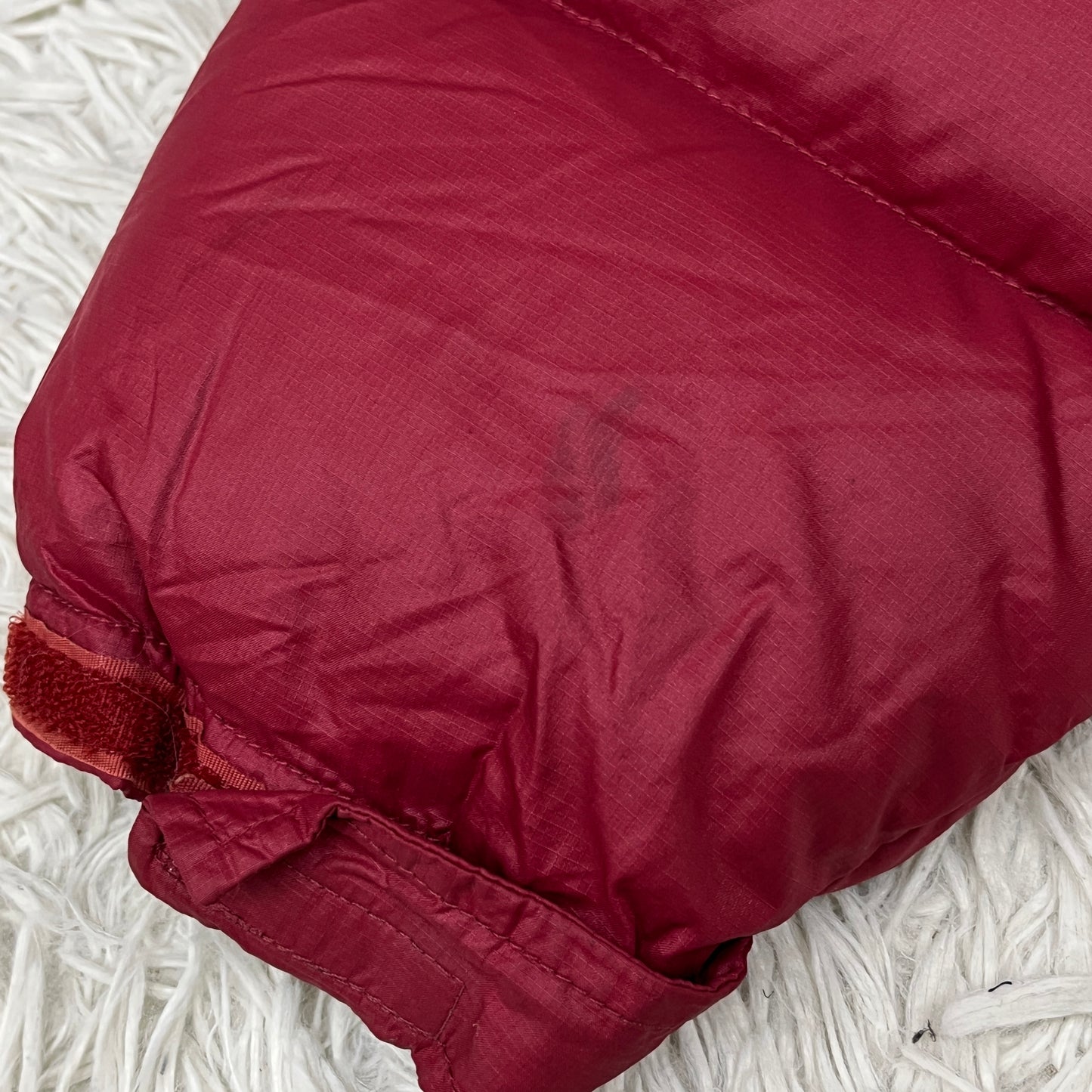 THE NORTH FACE ノースフェイス 700フィル ダウンジャケット Sサイズ（90） レッド×ブラック メンズ #90